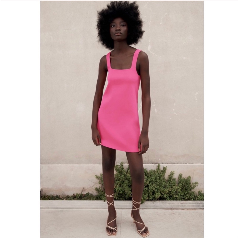 ZARA Knit Dress with Straps